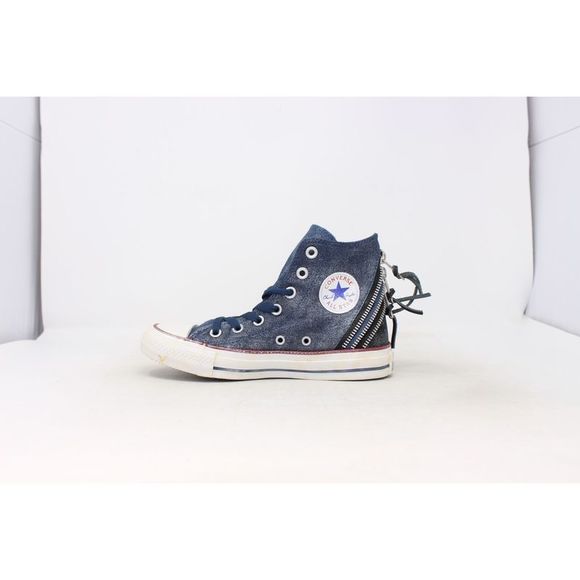Converse Chuck Taylor Tri Zip Hi Navy/Red-White 545021C Women's - Picture 3 of 8